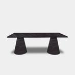 Tafel Boomstam Eikenhout  Set Kegelpoot  240x100, Nieuw