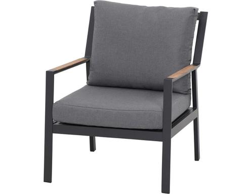 Siena Garden Londra Loungesessel Aluminium/Ranotex®-weefsel, Tuin en Terras, Tuinsets en Loungesets, Ophalen of Verzenden