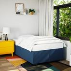 vidaXL Bedframe stof blauw 120x190 cm, Nieuw, 190 cm of minder, Twijfelaar, 120 cm