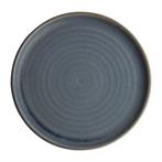 Canvas ronde borden met smalle rand | blauw graniet | 26,..., Verzenden