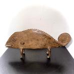 Grande sculpture Caméléon 12 x 26 cm - sculptuur - Mossi -, Antiek en Kunst
