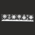 Raamsticker kerst | PEHA | 9.5 x 40 cm (Sneeuwvlokken)