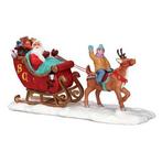 Kerstminiatuur | Lemax | Santa’s Sleigh | General Products, Verzenden, Nieuw