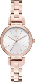 DKNY NY2592 quartz rosé - edelstaal - 28 mm, Sieraden, Tassen en Uiterlijk, Horloges | Dames, Verzenden, Nieuw