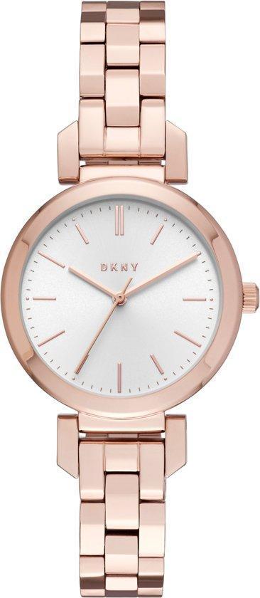 DKNY NY2592 quartz rosé - edelstaal - 28 mm, Sieraden, Tassen en Uiterlijk, Horloges | Dames, Verzenden