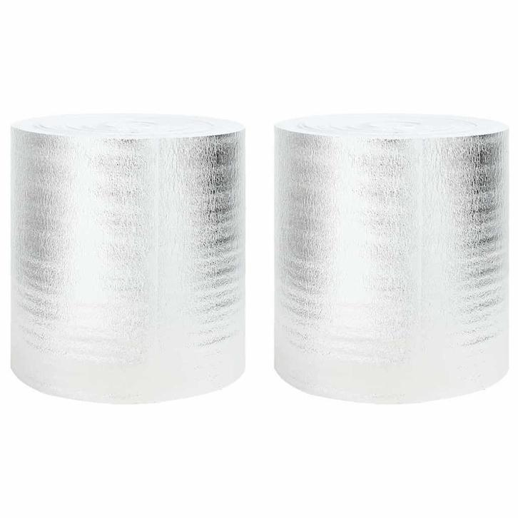 vidaXL Radiatorfolie Zilver 0,5 x 25 m Aluminium, Doe-het-zelf en Verbouw, Verwarming en Radiatoren, Nieuw, Verzenden
