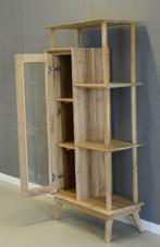Kleine retro servieskast teakhout voordelig bij Indoteak, Huis en Inrichting, Teakhout, Nieuw, 50 tot 100 cm, Met plank(en)