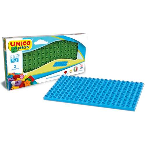 Unico Bouwplaten - dubbelzijdig - 2 stuks - XL, Kinderen en Baby's, Speelgoed | Duplo en Lego, Nieuw, Verzenden