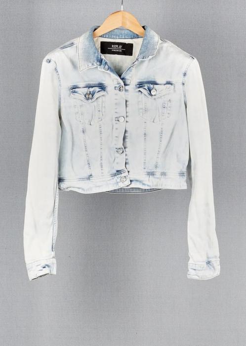 Replay Light Blue vintage denim jacket in size M for Unisex, Kleding | Heren, Jassen | Zomer, Ophalen of Verzenden
