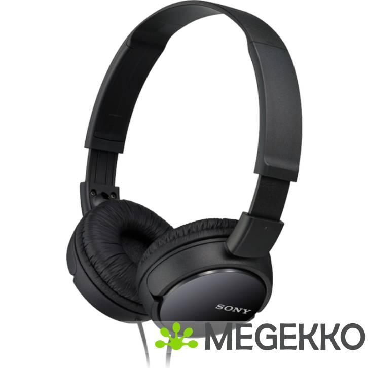 Sony MDR-ZX110B Bedraad Zwart, Computers en Software, Headsets, Nieuw, Verzenden