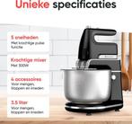 2dekans | Kitchenwell Mixer - 5 snelheden en turbofunctie -, Ophalen of Verzenden, Zo goed als nieuw