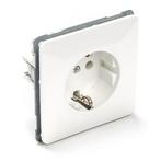 Stopcontact | PEHA | ST (Inbouw, Randaarde, Wit), Verzenden, Nieuw