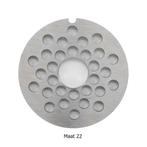 HCB Plaat gehaktmolen - maat 22 - 8 mm - RVS, Zakelijke goederen, Horeca | Keukenapparatuur, Verzenden, Nieuw in verpakking, Bakkerij en Slagerij