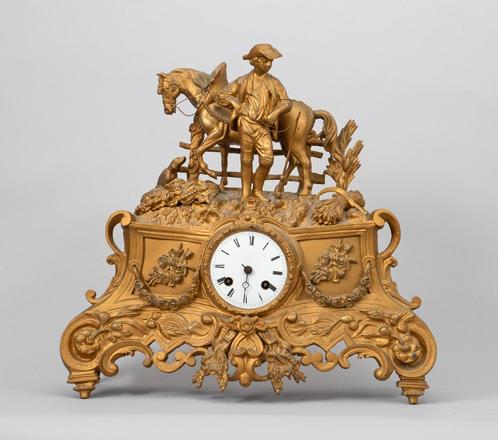 Een pendule, Frankrijk, tweede helft 19e eeuw, Antiek en Kunst, Antiek | Klokken