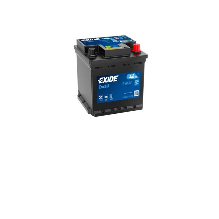Exide Excell accu | EB440 | 12V 44Ah, Auto-onderdelen, Accu's en Toebehoren, Ophalen of Verzenden
