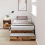vidaXL Opbergbedframe van Oude Hout 80x200 cm, Huis en Inrichting, Slaapkamer | Bedden, Eenpersoons, Verzenden, Nieuw, 80 cm