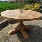 Xena dining tuintafel 140 cm rond teak, Tuin en Terras, Ophalen of Verzenden, Nieuw, Teakhout