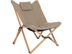 Bo-Camp Wembley - Relaxstoel - Luxe en Comfortabel - Beige, Caravans en Kamperen, Kampeermeubelen, Verzenden, Zo goed als nieuw