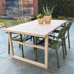 *WOONWINKEL* Bodio Alure Tuintafel Aluminium 160 Khaki, Nieuw, Verzenden