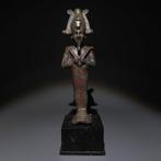 Oud-Egyptisch Brons God Osiris. Late Periode, 664 - 332, Verzamelen