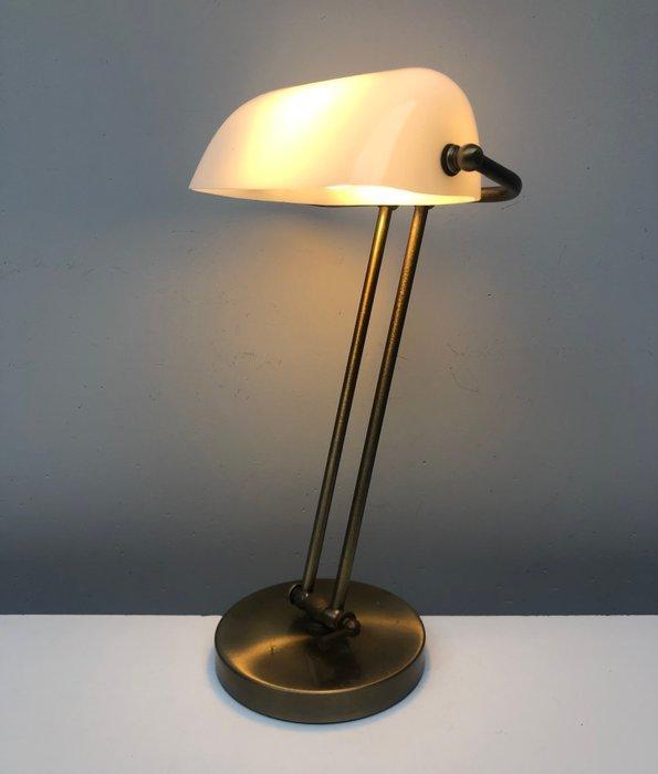 Bankierslamp - Notarislamp - Opaline glas, Antiek en Kunst, Curiosa en Brocante