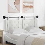 vidaXL Hangend Hoofdeinde Wandgemonteerd Wit 130 x 55 x 5 cm, Verzenden, Nieuw, Wit, Overige materialen