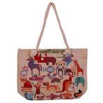 Grote tas Gekleurde Wilde Dieren/Vogels/Vissen in Grafische, Ophalen of Verzenden, Nieuw