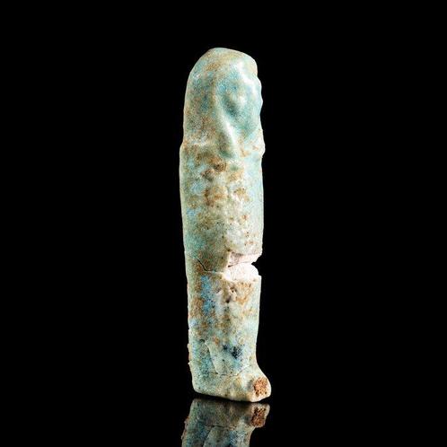 Oud-Egyptisch Groep van drie faience ushabtis - Beeldjes, Antiek en Kunst, Antiek | Overige Antiek