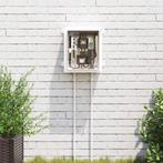 vidaXL Controlekast Grijs 30 x 16.5 x 35 cm ABS Kunststof, Doe-het-zelf en Verbouw, Elektra en Kabels, Verzenden, Nieuw