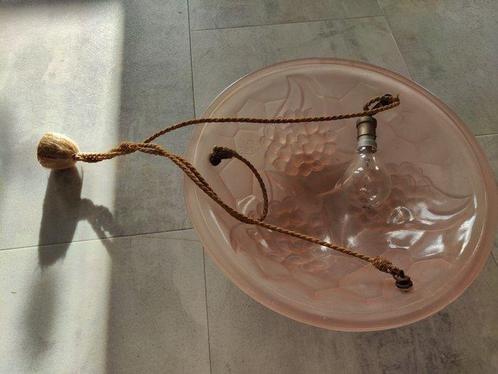 Ros - Plafondlamp - Glas, Antiek en Kunst, Kunst | Designobjecten