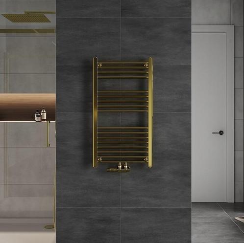 H120 x B60 cm - Handdoekradiator - Goud, Doe-het-zelf en Verbouw, Verwarming en Radiatoren, Ophalen of Verzenden