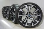 BMW X3 X4 F25 F26 M599 21 inch velgen Pirelli Runflat Zomerb, Gebruikt, Velg(en), Zomerbanden, 21 inch