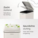 2dekans | Deleca Prullenbak Prestige - 50 Liter - Smal - RVS, Huis en Inrichting, Woonaccessoires | Prullenbakken, Ophalen of Verzenden