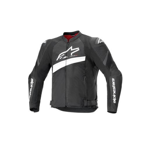 Alpinestars T-GP Plus R V4 Airflow Jas Zwart Wit, Motoren, Kleding | Motorkleding, Heren, Nieuw met kaartje, Jas | textiel, Verzenden