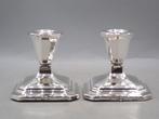 Hans Jensen & Co., Aarhus - Kandelaar (2) - .830 zilver, Antiek en Kunst