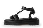 The Kooples Sandalen in maat 40 Zwart | 10% extra korting, Verzenden, Zwart, Sandalen of Muiltjes, Zo goed als nieuw