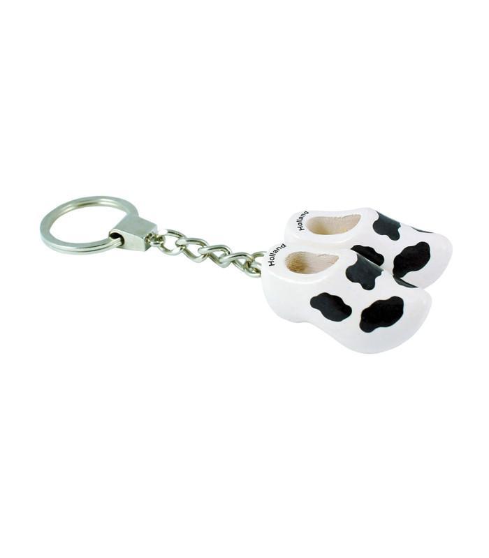 Sleutelhanger met 2 klompjes van 4 cm Koe, Kleding | Heren, Schoenen, Nieuw, Ophalen of Verzenden