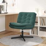 vidaXL Draaibare Relaxstoel Anders Donkergroen 63 x 75 x 76, Huis en Inrichting, Stoelen, Verzenden, Nieuw