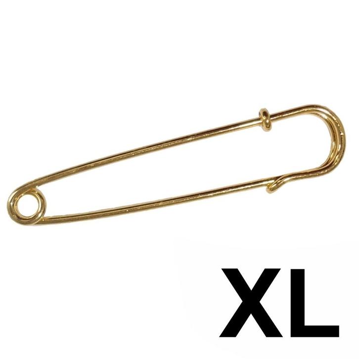 Fako Bijoux - Sierspeld / Sjaalspeld - Classic XL - 89mm -, Sieraden, Tassen en Uiterlijk, Broches, Verzenden