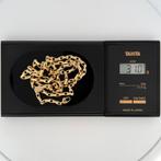 Halsketting - 18 karaat Geel goud - Solide Ketting -, Sieraden, Tassen en Uiterlijk, Kettingen, Nieuw