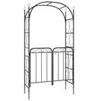 Rozenboog met poort | OP = OP | 55% deal (tuinboog), Tuin en Terras, Staal, 200 cm of meer, Minder dan 100 cm, Nieuw
