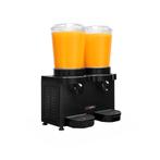 GGM Gastro | Ayran/sapdispenser - 2x 10 liter - zwart |, Verzenden, Nieuw in verpakking, Overige typen