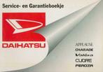 1996 Daihatsu Charade Serviceboekje Nederlands, Auto diversen, Handleidingen en Instructieboekjes, Verzenden