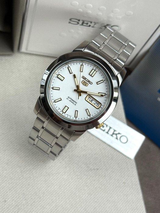 Seiko - Seiko 5 Automatic Day-Date - Zonder Minimumprijs -, Sieraden, Tassen en Uiterlijk, Horloges | Heren