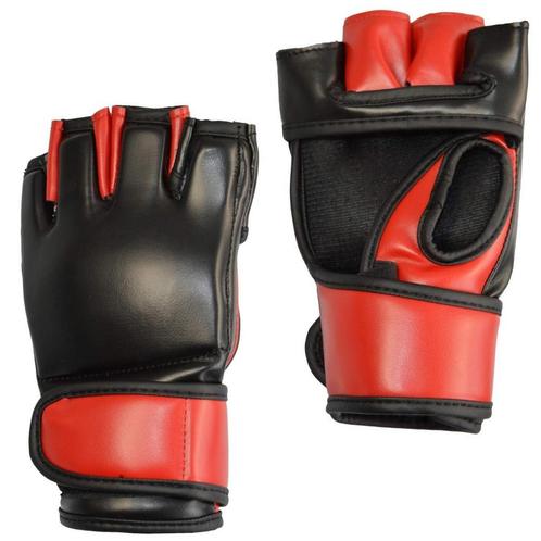 Phoenix MMA glove PU, zwart-rood, Sport en Fitness, Vechtsporten en Zelfverdediging