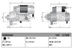 Starter John Deere 2.7 kw, Zakelijke goederen, Agrarisch | Onderdelen | Banden, Velgen en Assen, Verzenden