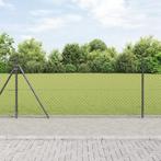 vidaXL Kettengaas met 7 Flenspalen 1x10 m Gegalvaniseerd, Verzenden, Nieuw, IJzer