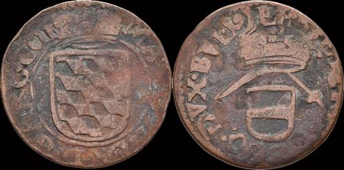 1650-1688 Southern Netherlands Liege Maximilian Heinrich..., Postzegels en Munten, Munten | Europa | Niet-Euromunten, Verzenden