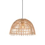 Landelijke hanglamp bamboe 55 cm - Cane, Huis en Inrichting, Lampen | Hanglampen, Nieuw, Overige stijlen
