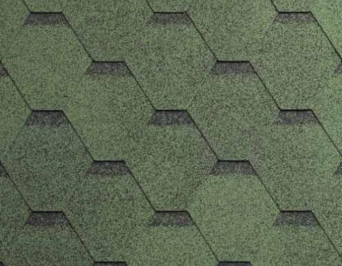 IKO shingle Superglass Hex Amazon Green Ultra (23) - 2,00 m2, Doe-het-zelf en Verbouw, Overige Doe-het-zelf en Verbouw, Ophalen of Verzenden